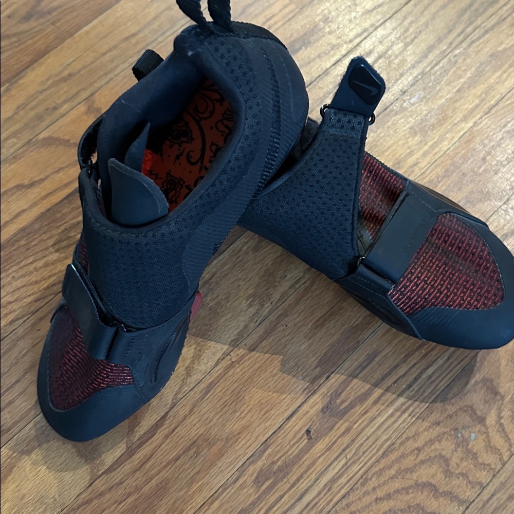 Nike Black and Orange Women's Shoes